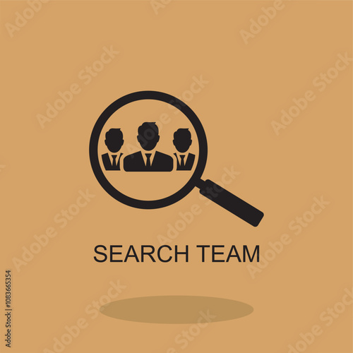 search team icon , person icon