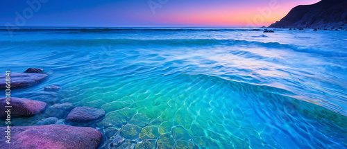 a serene background of rippling water with soft, gentle waves