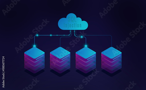 Illustration saying SQL Injection