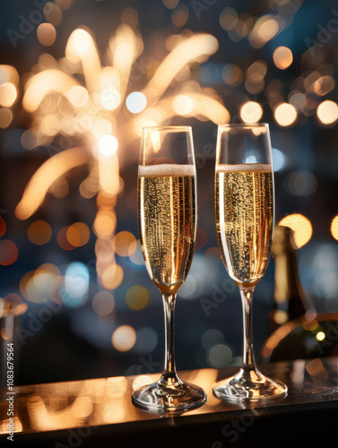 Obraz na płótnie Romantic Champagne for Two w salonie