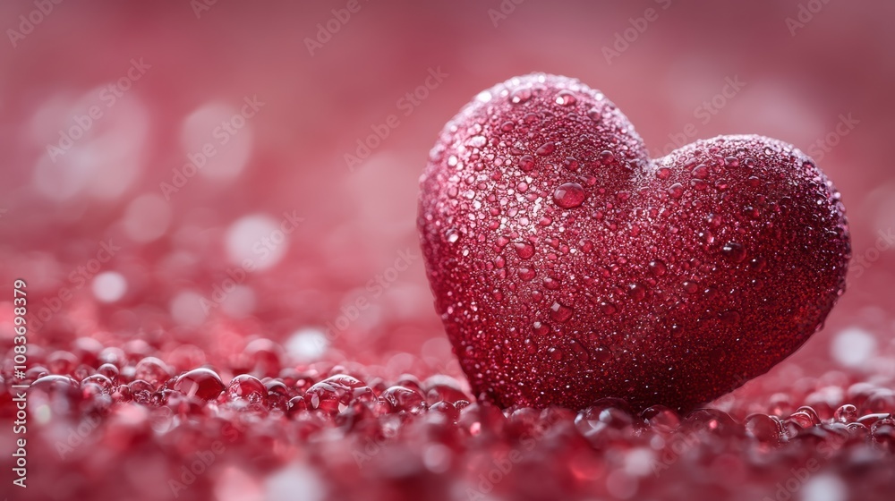 Obraz premium Valentine red background