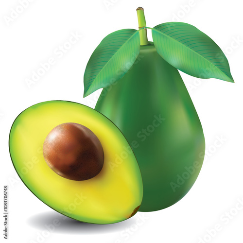 Avocados are often made into salads but can also be made into juice