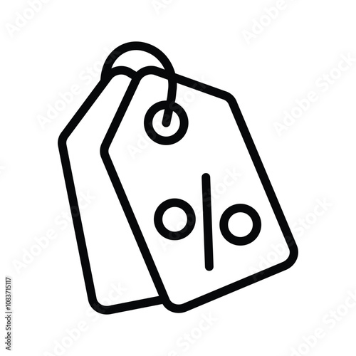 Icon representing price tags for product pricing or discounts
