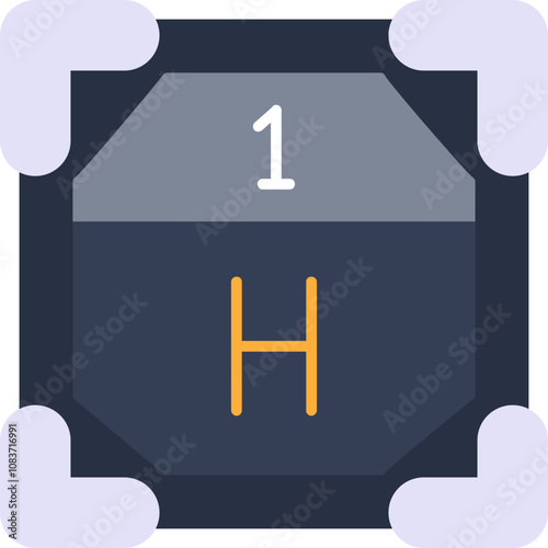 1 Hydrogen Icon