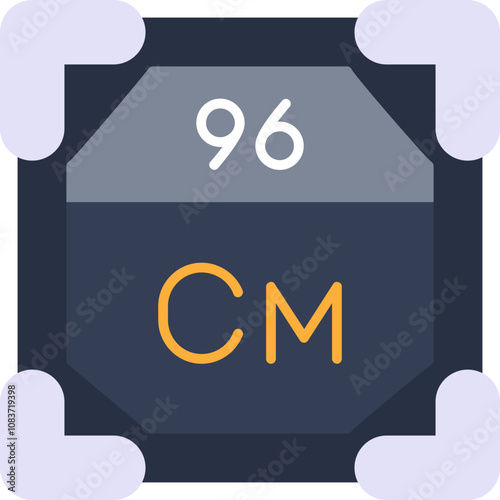 96 Curium Icon