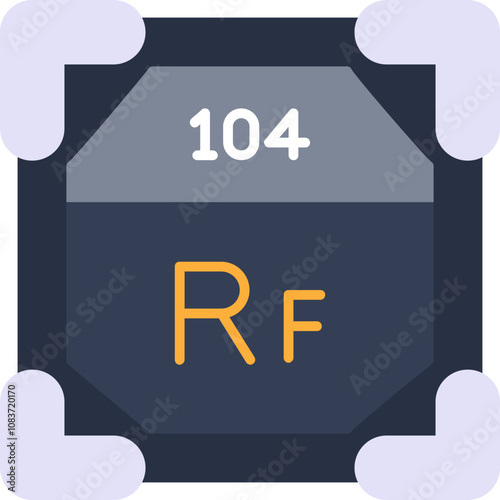 104 Rutherfordium Icon