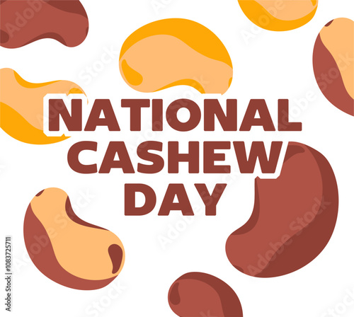 National cashew day with delicious cashew nuts