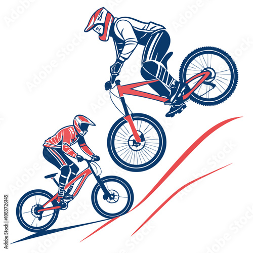 Downhill Mountain Biking Thrills 