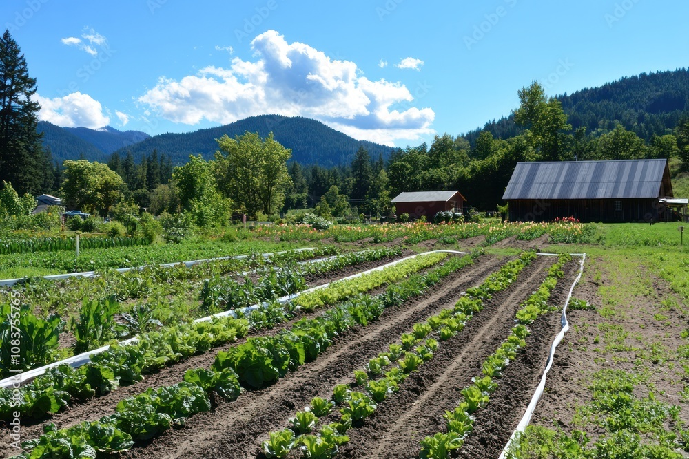 Obraz premium Organic farming for beginners offering an introduction to sustainable agricultural practices