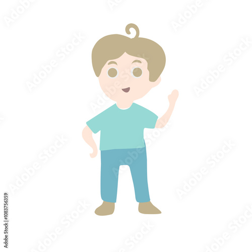 cute baby illustration vector