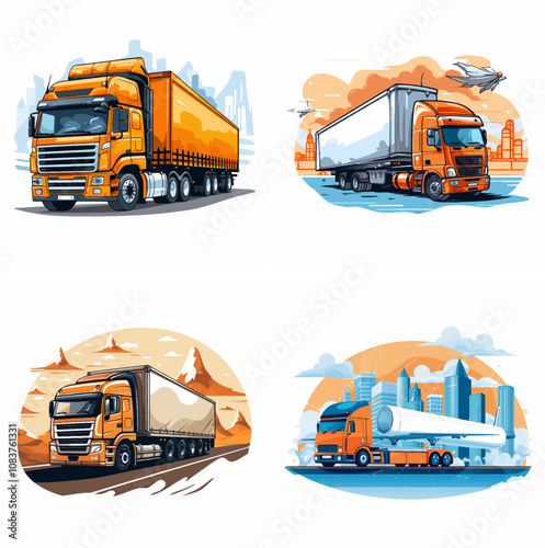 Freight Shipping Cargo Transportation Goods Logistics Freight forwarding Freight company Tru