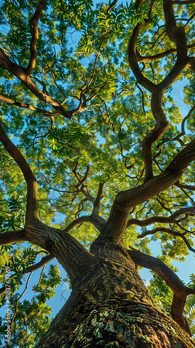 Majestic Oyamel Tree Stand Tall and Proud in Stunning Natural Landscape photo