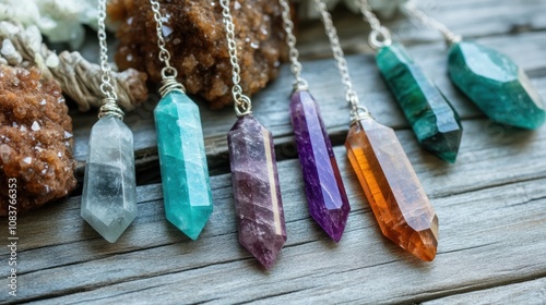 Crystal jewelry for healing, designed to balance energy and enhance spiritual growth photo