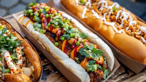 Vegan street food options offering plant-based twists on classic street food dishes