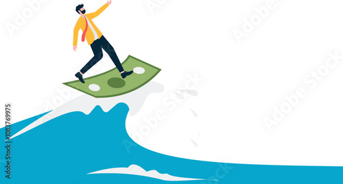 Investment challenges. Business or career challenges. Confronting the peak of the profit point."nStock market,

