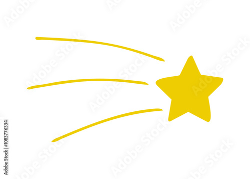 Tiempo de Navidad. Banner con silueta de estrella navideña de Belén con líneas para tarjetas y felicitaciones