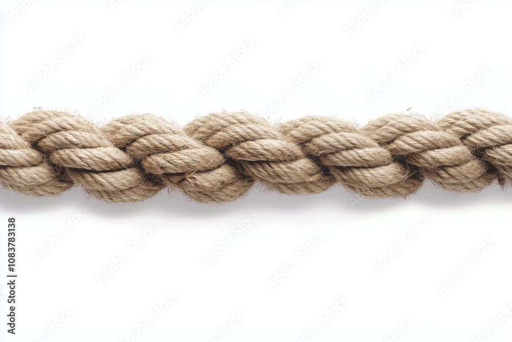 Obraz premium rope isolated on white background