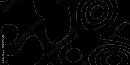 Abstract topographic contours 3d map background. topographic line texture background. Seamless pattern wave lines Topographic map. Geographic mountain relief. multi-layer cutout geometric patterns.