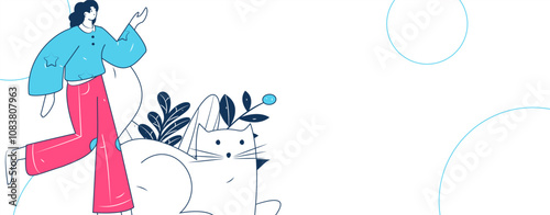 People exercising healthy running vector internet operation illustration
