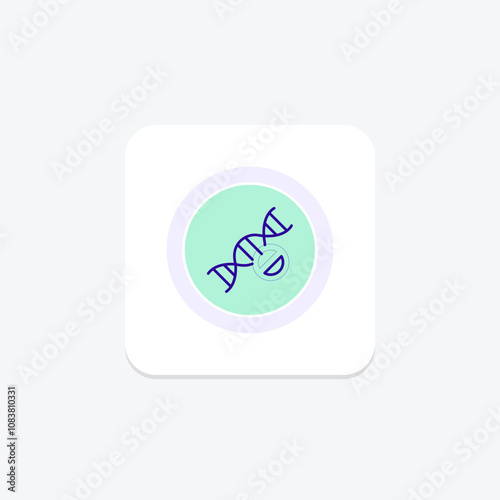 GMO Free color circle icon , vector, pixel perfect, illustrator file