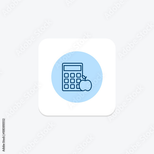 Calorie Calculator pentaglow , vector, pixel perfect, illustrator file