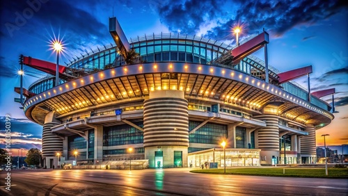 Meazza Stadium: Inter vs. Juventus, 2024 Italian Championship final. photo