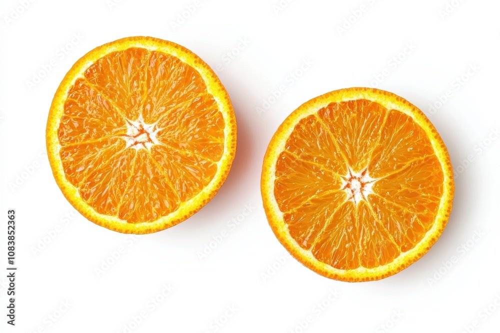 Fototapeta premium Orangenscheibe Frucht Saftig Zitrusfrucht Nahaufnahme Lebensmittel Fotografie Vitamine Gesundheit Exotik Obst Makroaufnahme Detailaufnahme Fruchttextur Frische Genuss Tropische Frucht Ästhetik Vitamin