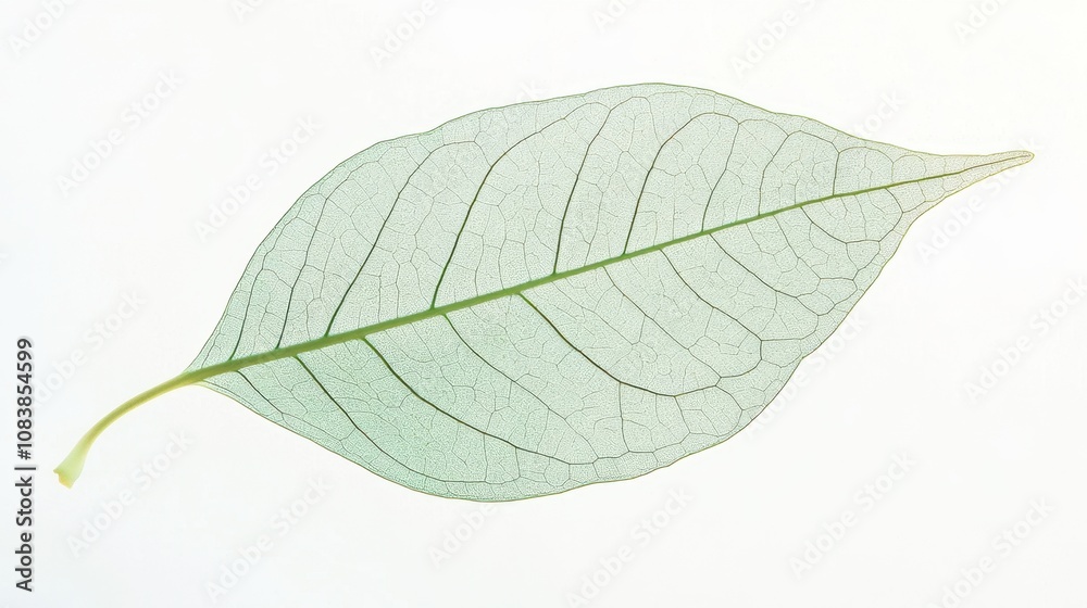 Obraz premium The Transparent Leaf Design