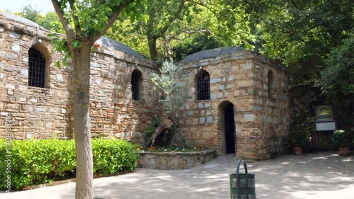 House of Virgin Mary (Our Lady). It is believed to be the last home of Mary, the mother of Jesus. A place visited by believers from all over the world. Ephesus, Izmir Turkey 3 November 2024 photo