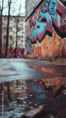graffiti on the wall