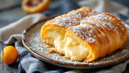 Bougatsa with Bacuri (Greek Custard Pie) (Greek Cuisine) photo