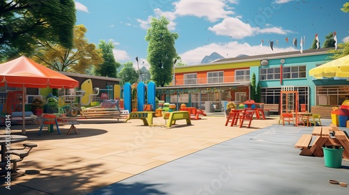 Wallpaper Mural A photo of a daycare facility Torontodigital.ca