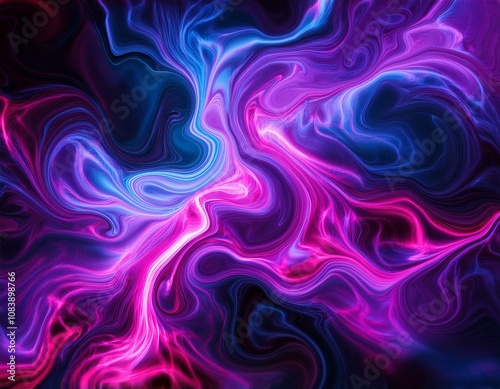 Glowing Plasma Energy Texture