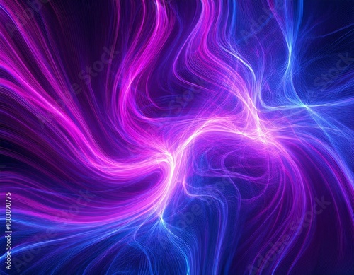 Glowing Plasma Energy Texture