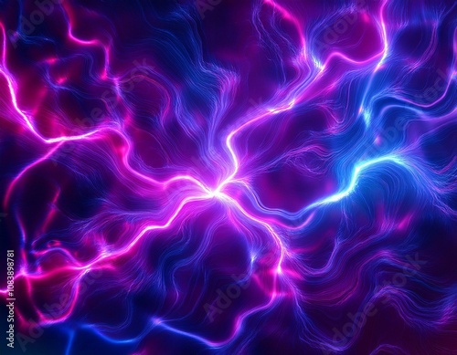Glowing Plasma Energy Texture
