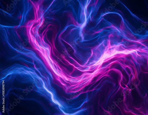 Glowing Plasma Energy Texture
