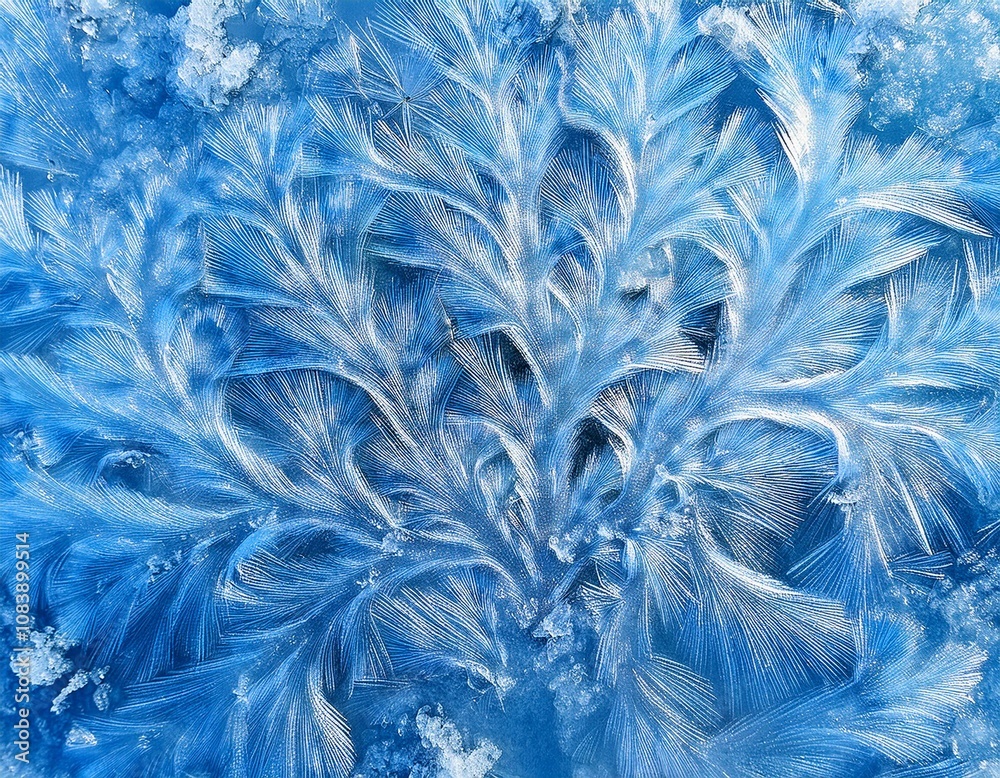 Obraz premium Ice Crystal Texture