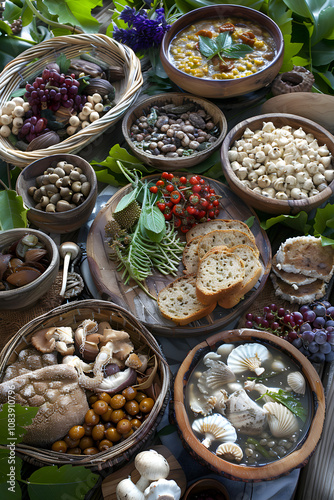 Traditional Ohlone Native Cuisine: A Display of Cultural Heritage in Food photo