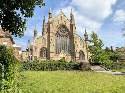 A view of Worcester Cathedral photo