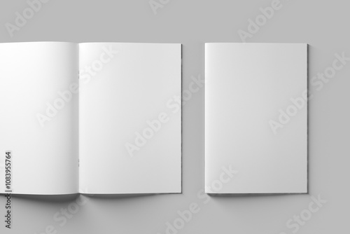 Brochure and Magazine Mockup