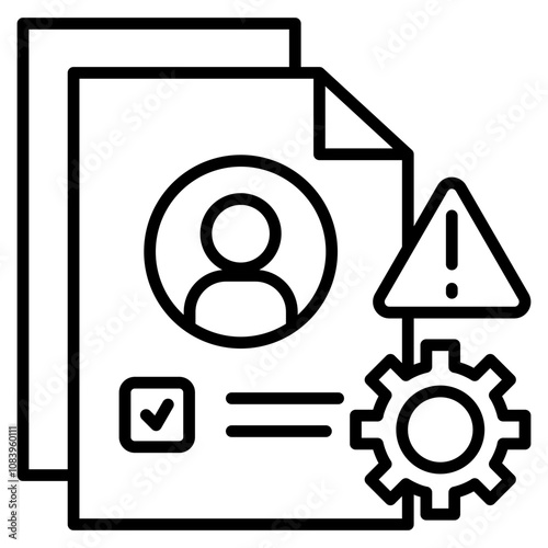 Compliance Management  Icon Element For Design