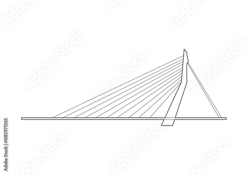 Rotterdam Erasmus Bridge, Erasmusbrug