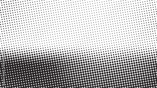 Dark dots, Halftone effect Gradient background design decoration pattern concept for web or banner