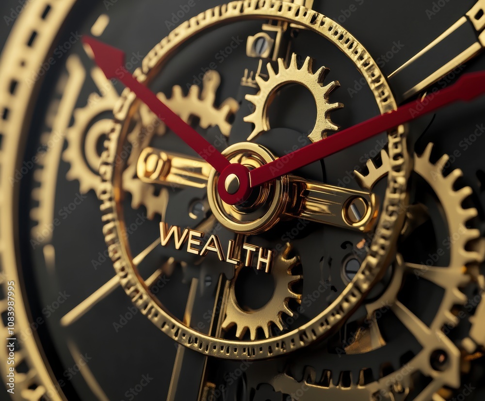 Obraz premium Time is Wealth.
