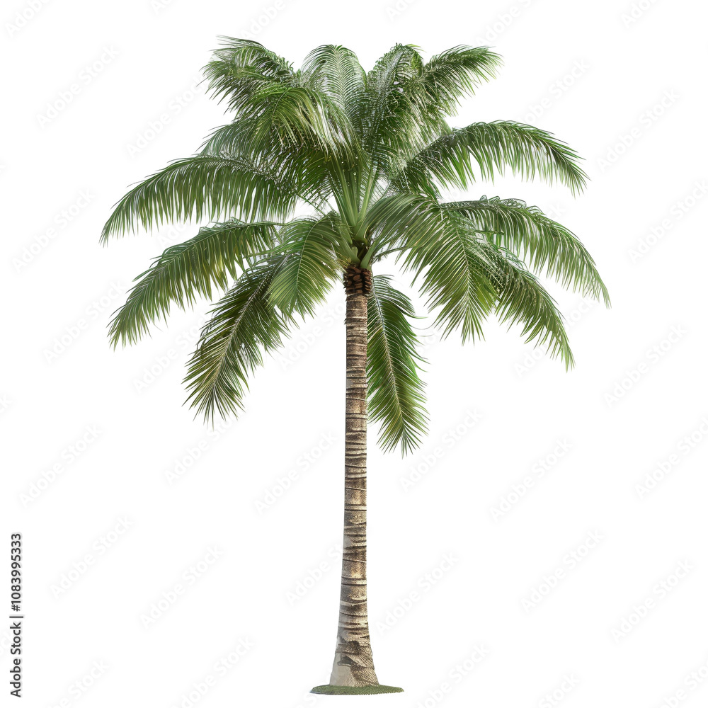 Fototapeta premium coconut tree isolated on white background.png