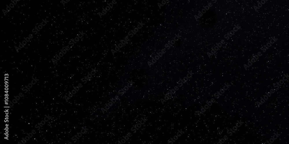 Fototapeta premium Night sky with a dazzling display of twinkling stars set against a deep black background, universe, sparkling