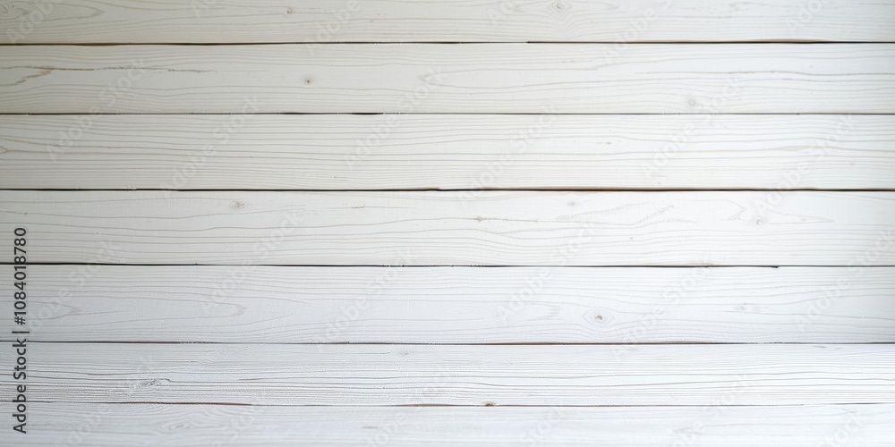 Fototapeta premium White washed wood texture background with natural grain details, surface, texture
