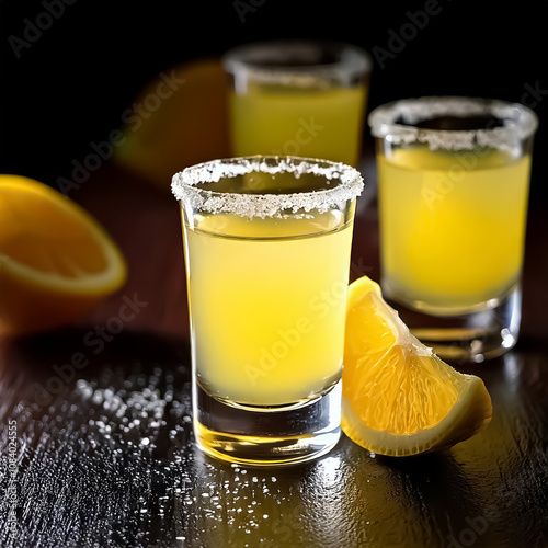 Refreshing Lemon Drop Shot with Tangy Flavor