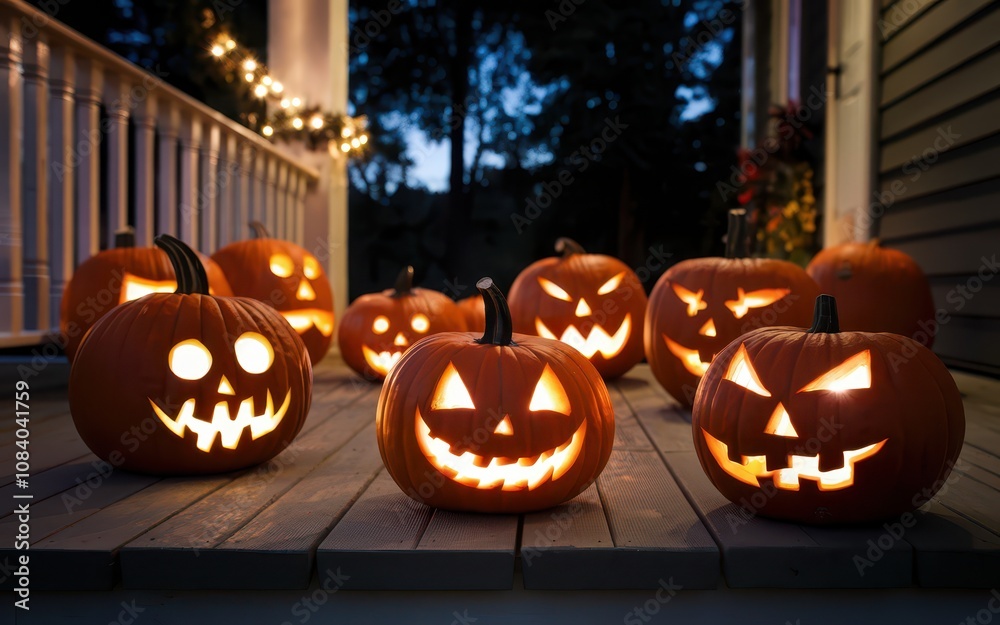 Fototapeta premium halloween jack o lantern