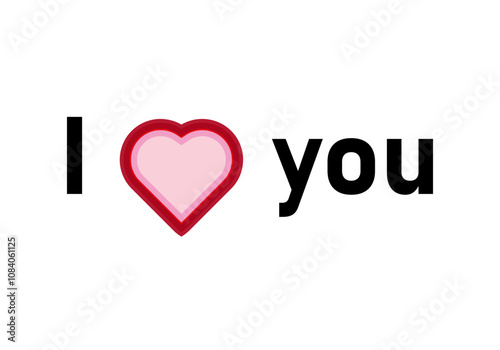 Título de me gustas con corazón rojo
